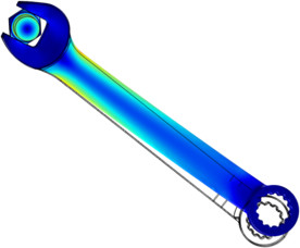 Stresses and Strains in a Wrench